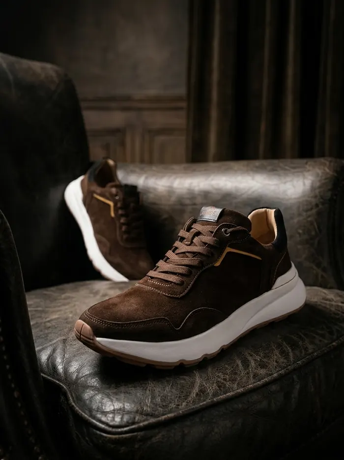 Colección de calzado artesanal para hombre — Orbe Shoes